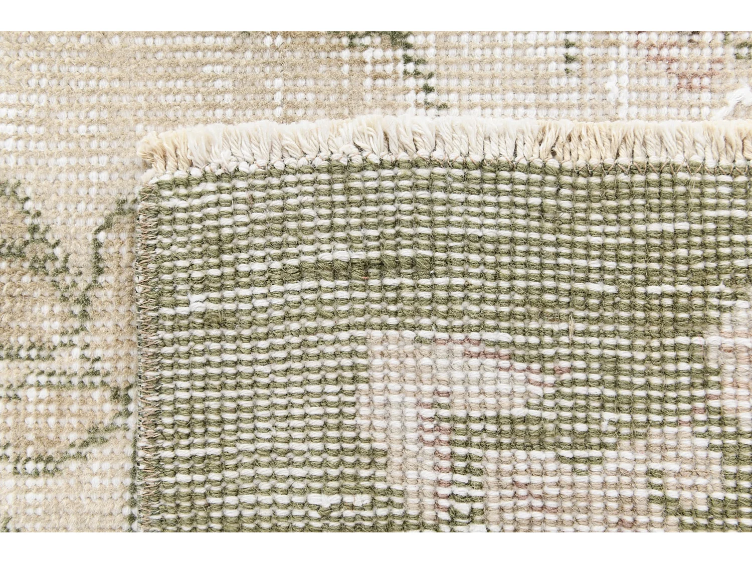 Tappeto in lana 155x239 beige Ultra Vintage