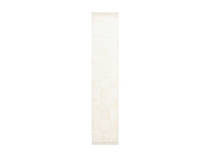 Tappeto per corridoio in lana 81x396 beige Darya