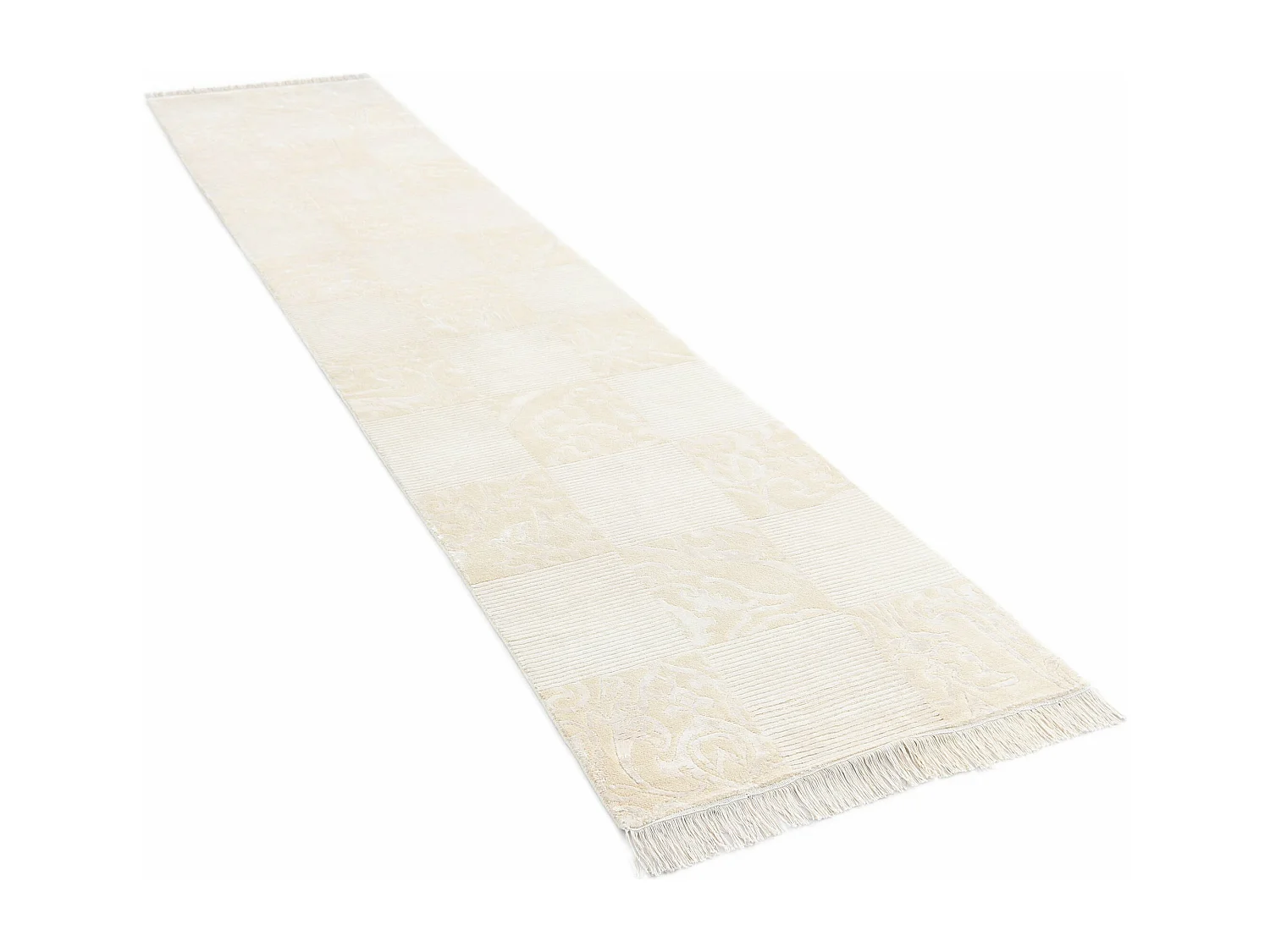 Tappeto per corridoio in lana 81x396 beige Darya