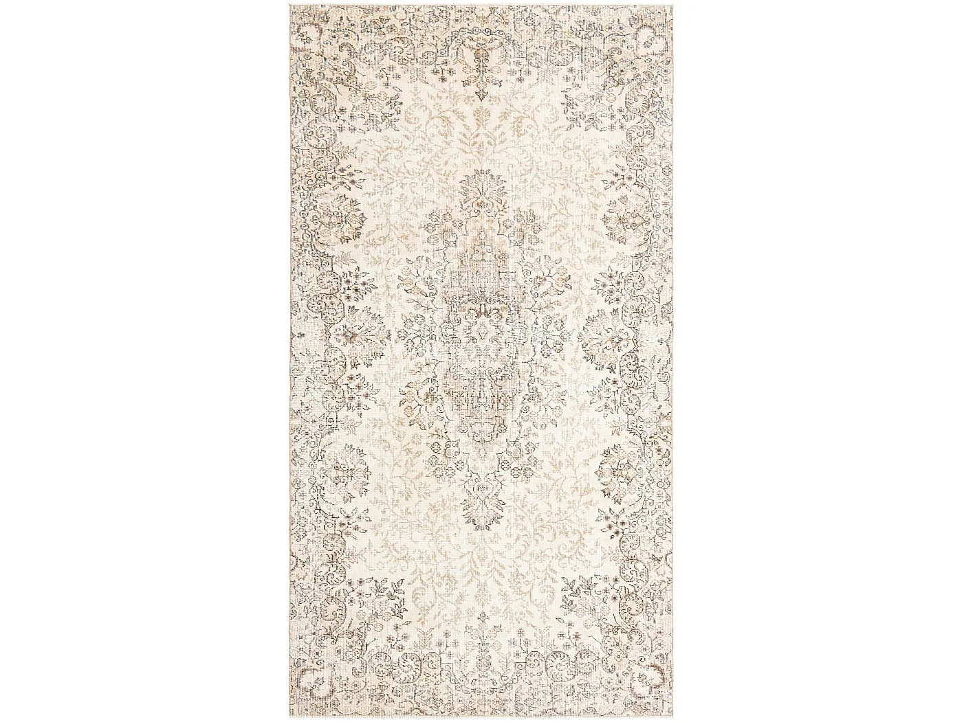 Tapis de laine 152x284 brun Ultra Vintage