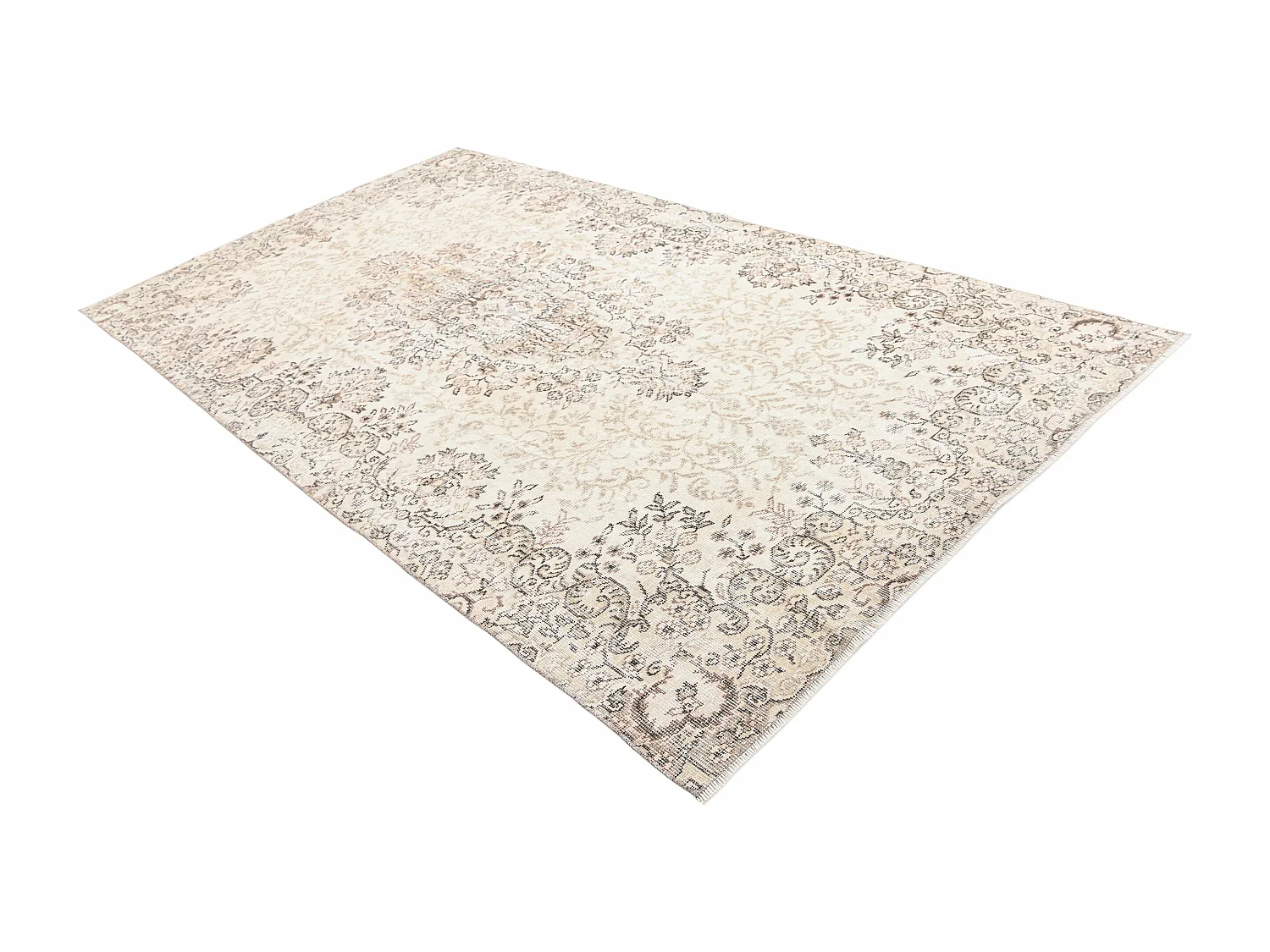 Tapis de laine 152x284 brun Ultra Vintage
