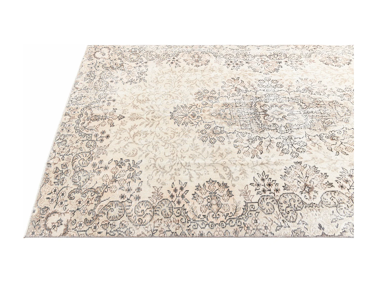Tapis de laine 152x284 brun Ultra Vintage