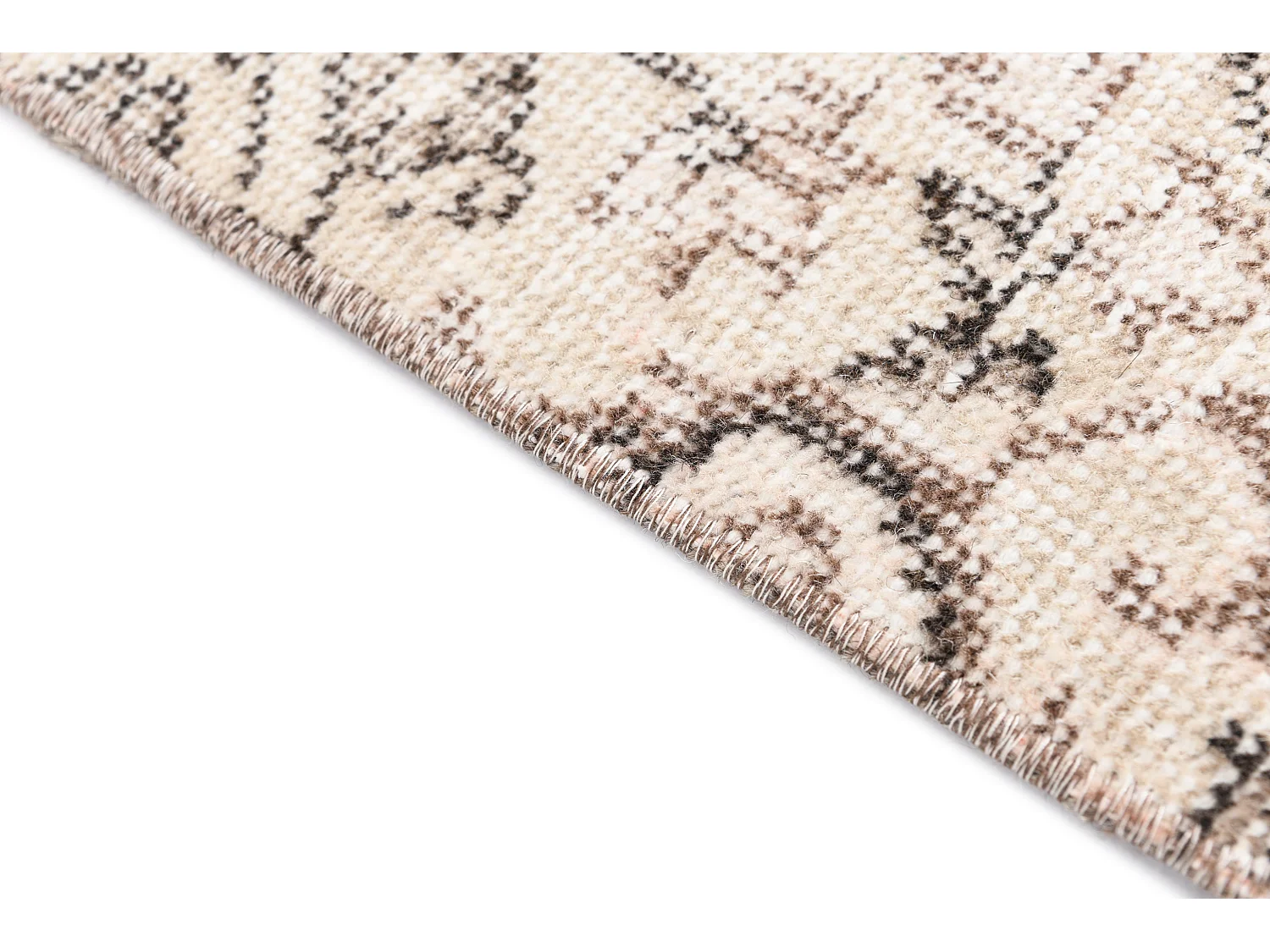 Tapis de laine 152x284 brun Ultra Vintage