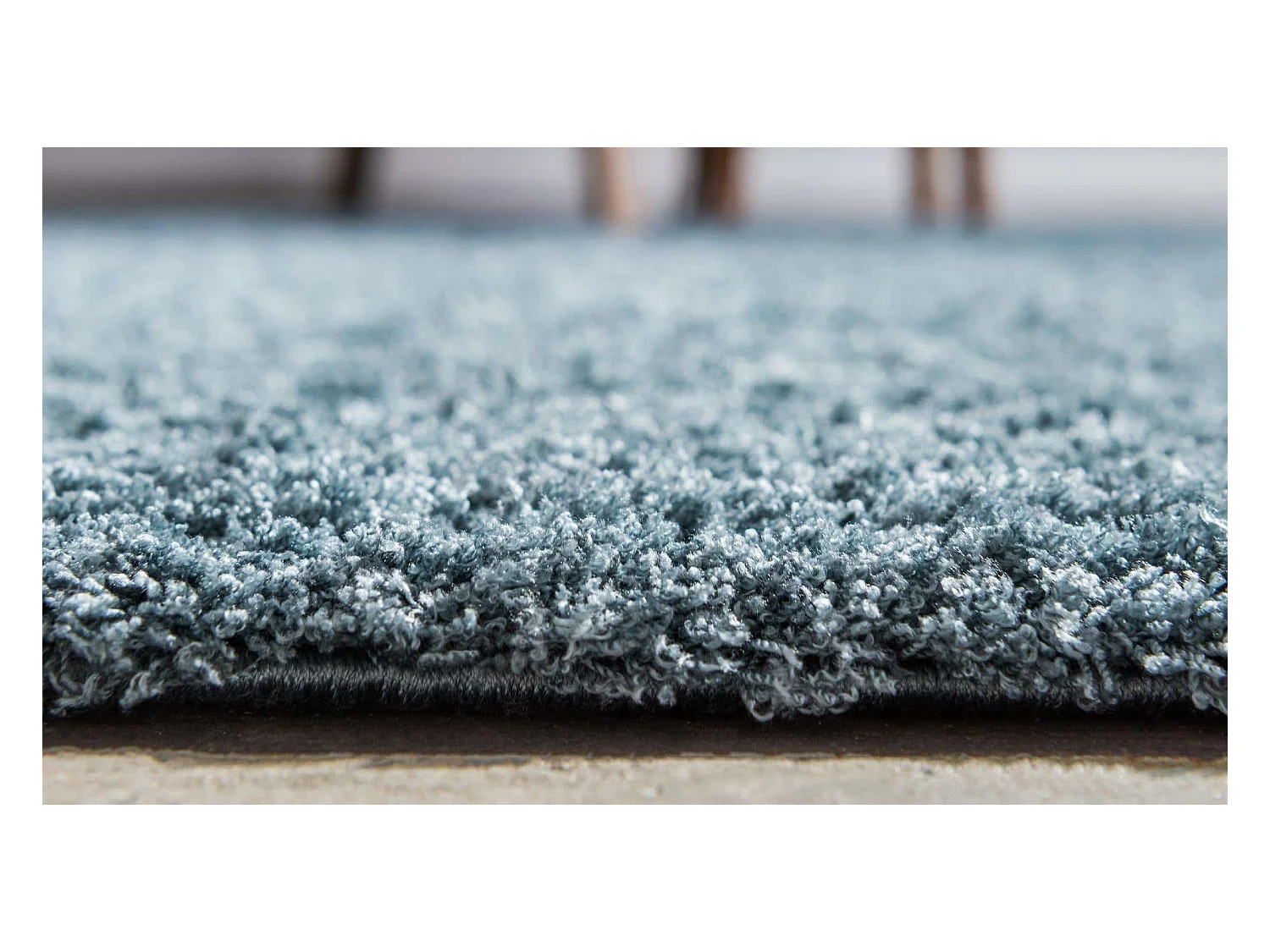 Hoogpolig tapijt 365x275 Blauw Luzern