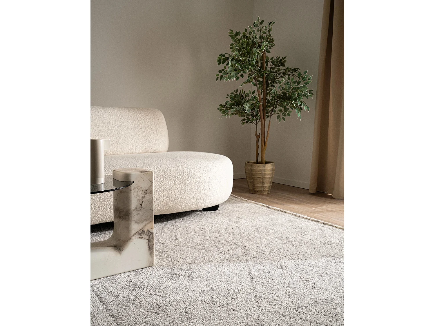 Teppich 240x305 Grau St. Gallen Folklore