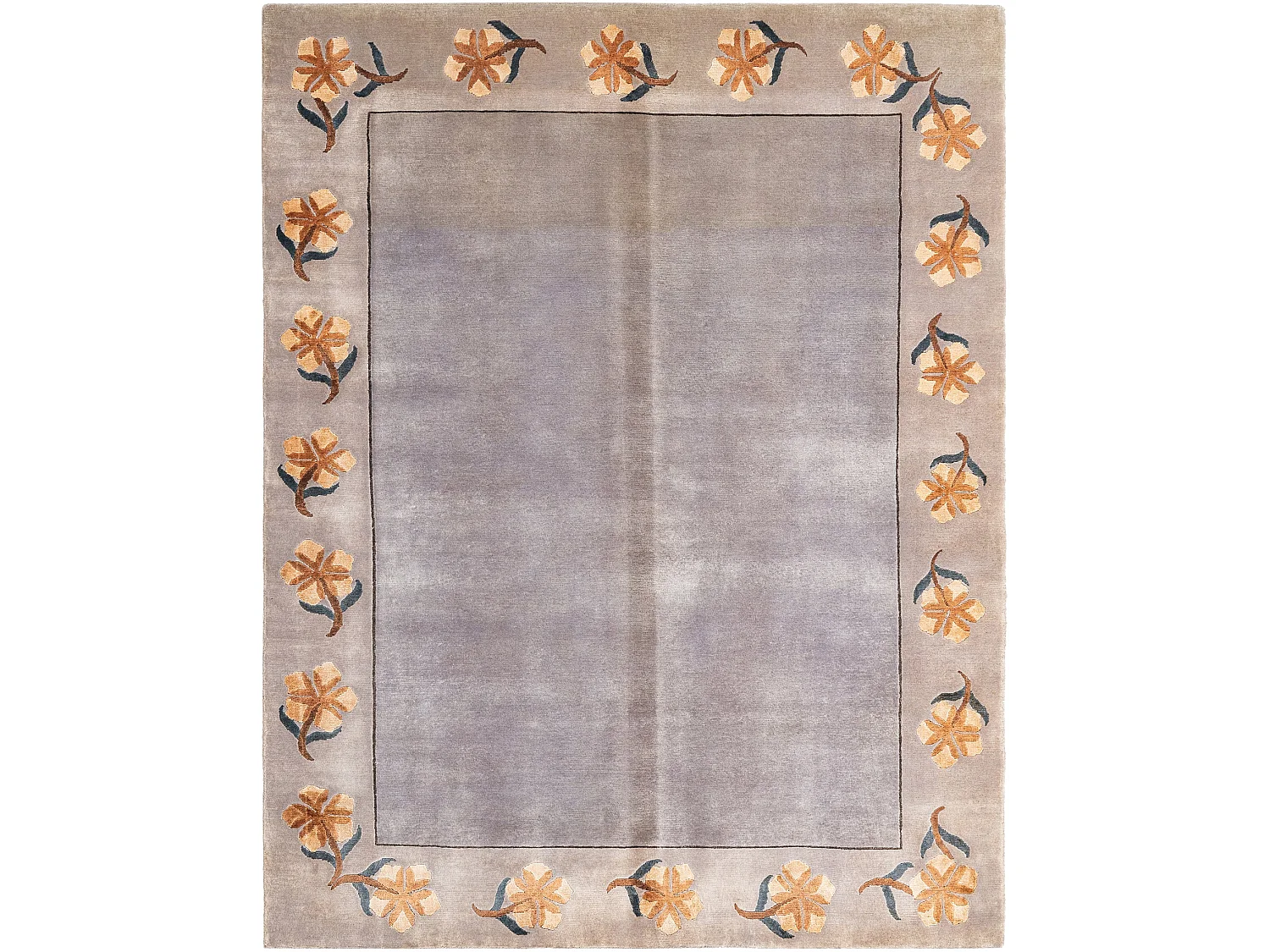 Tappeto in lana 160x203 marrone Darya