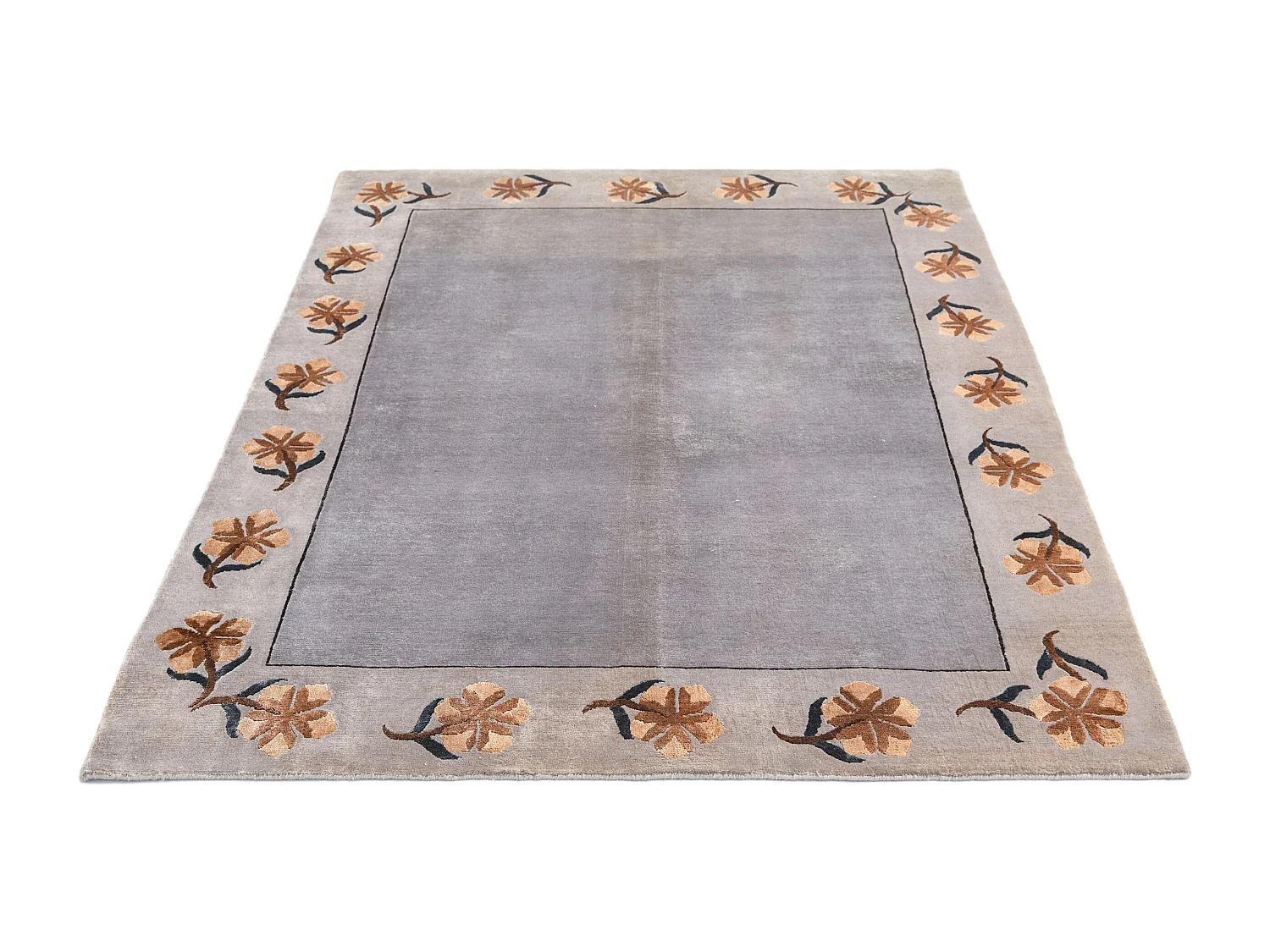 Tappeto in lana 160x203 marrone Darya