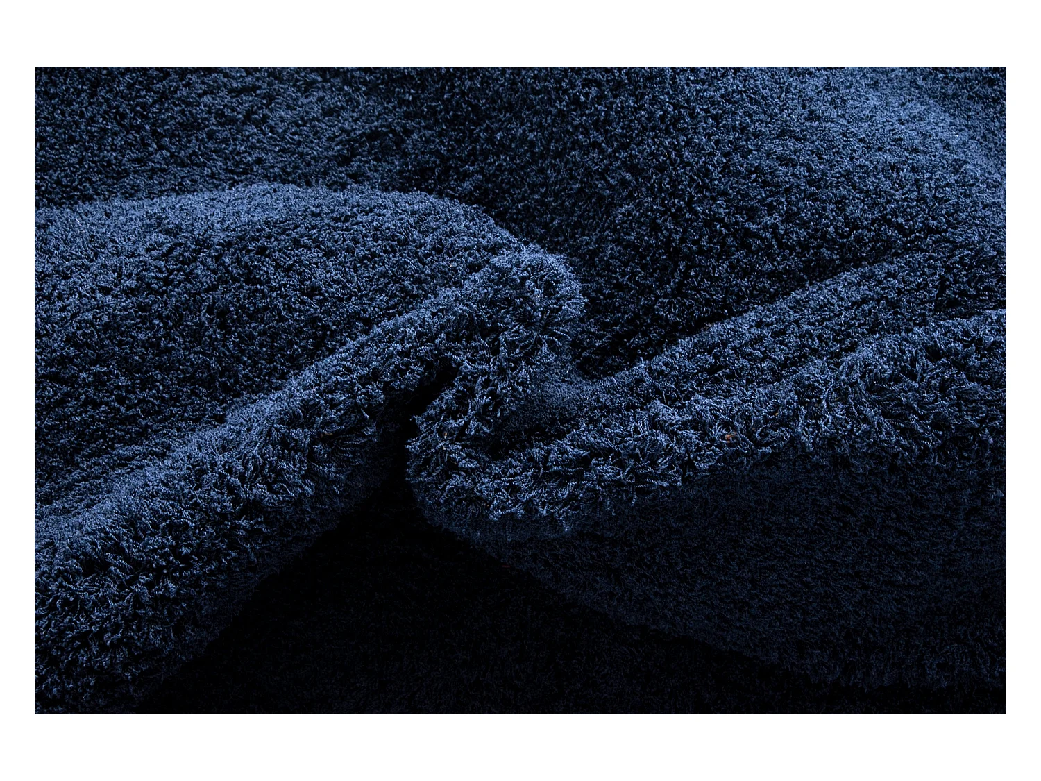 Tappeto shaggy  275x365 blu notte Luzern