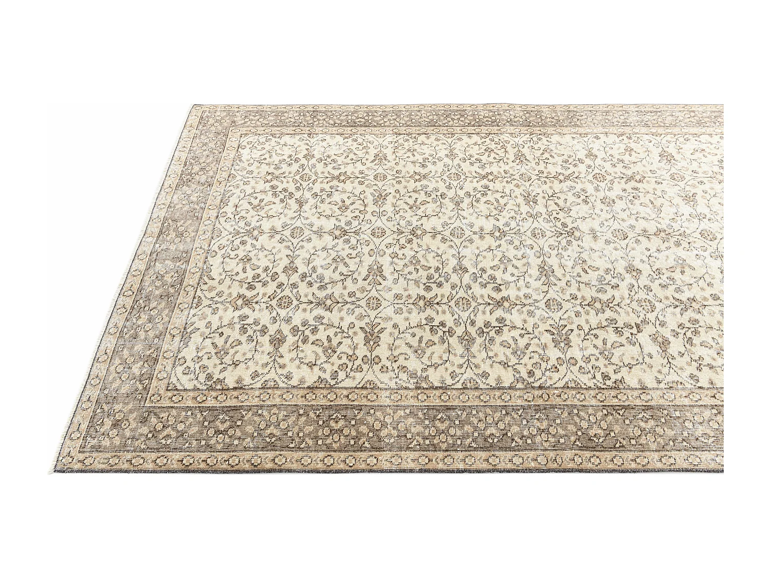 Tappeto in lana 150x249 beige Ultra Vintage