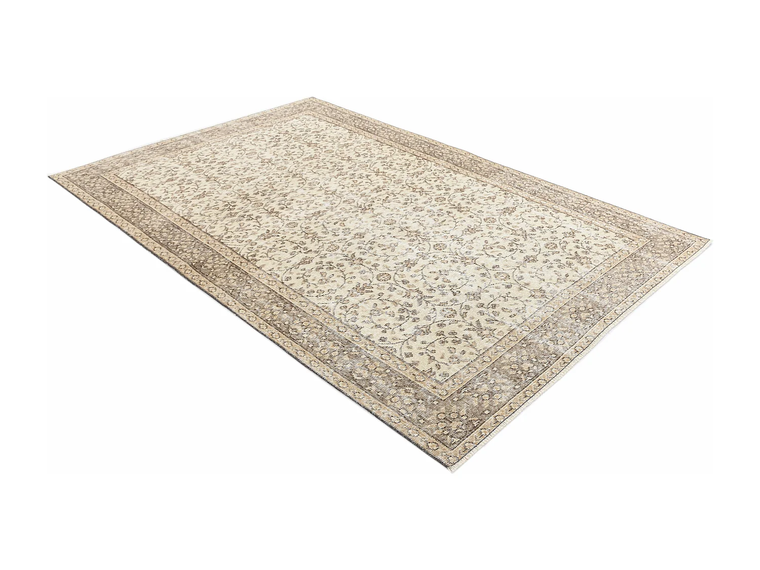 Tapis de laine 150x249 beige Ultra Vintage