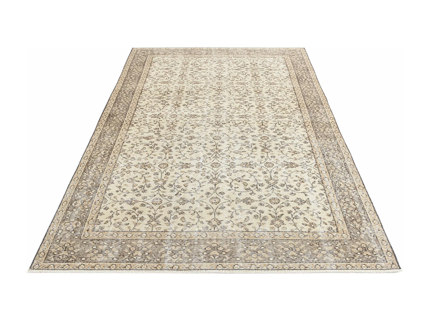 Tapis de laine 150x249 beige Ultra Vintage