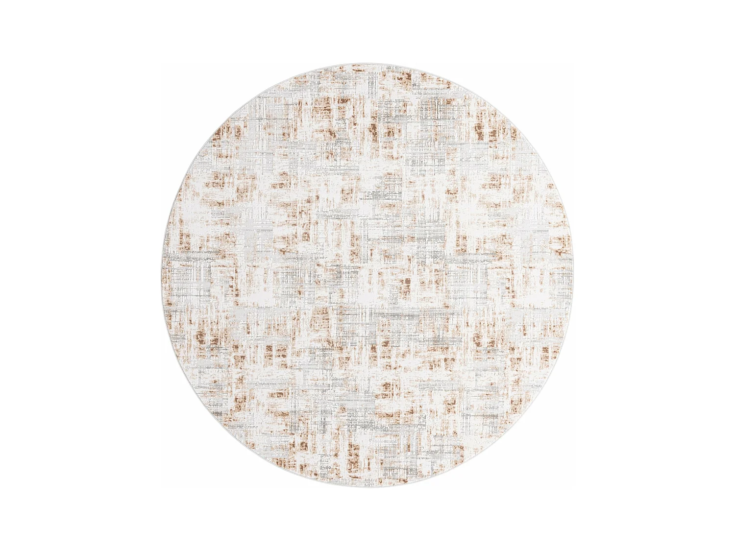 Tapis 125x125 beige Davos Miracle