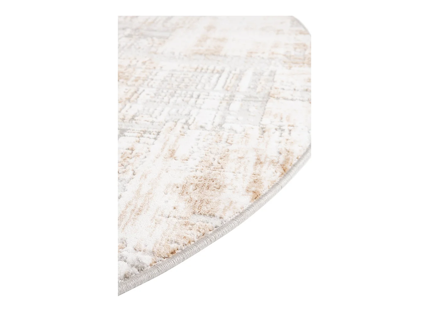 Tapis 125x125 beige Davos Miracle