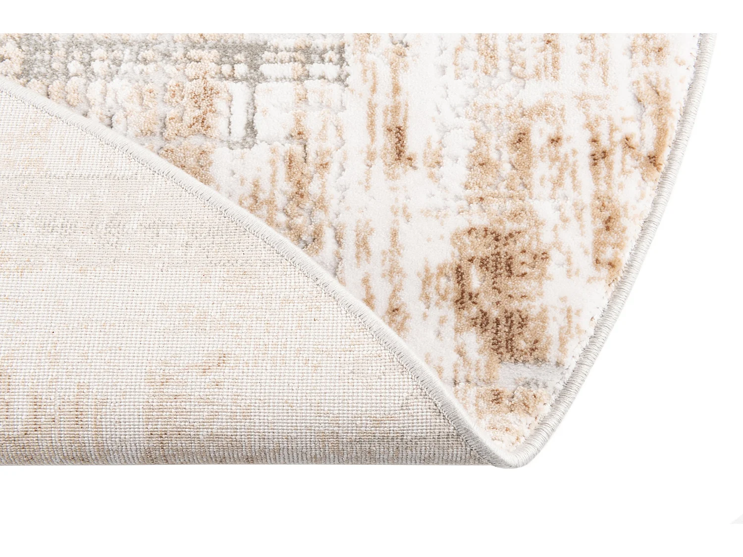 Tapis 125x125 beige Davos Miracle