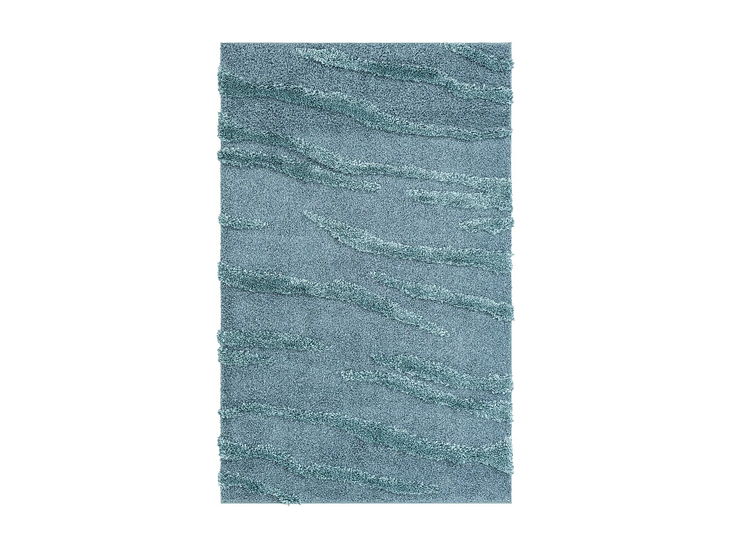 Hoogpolig tapijt 245x160 Blauw Thun Tribus