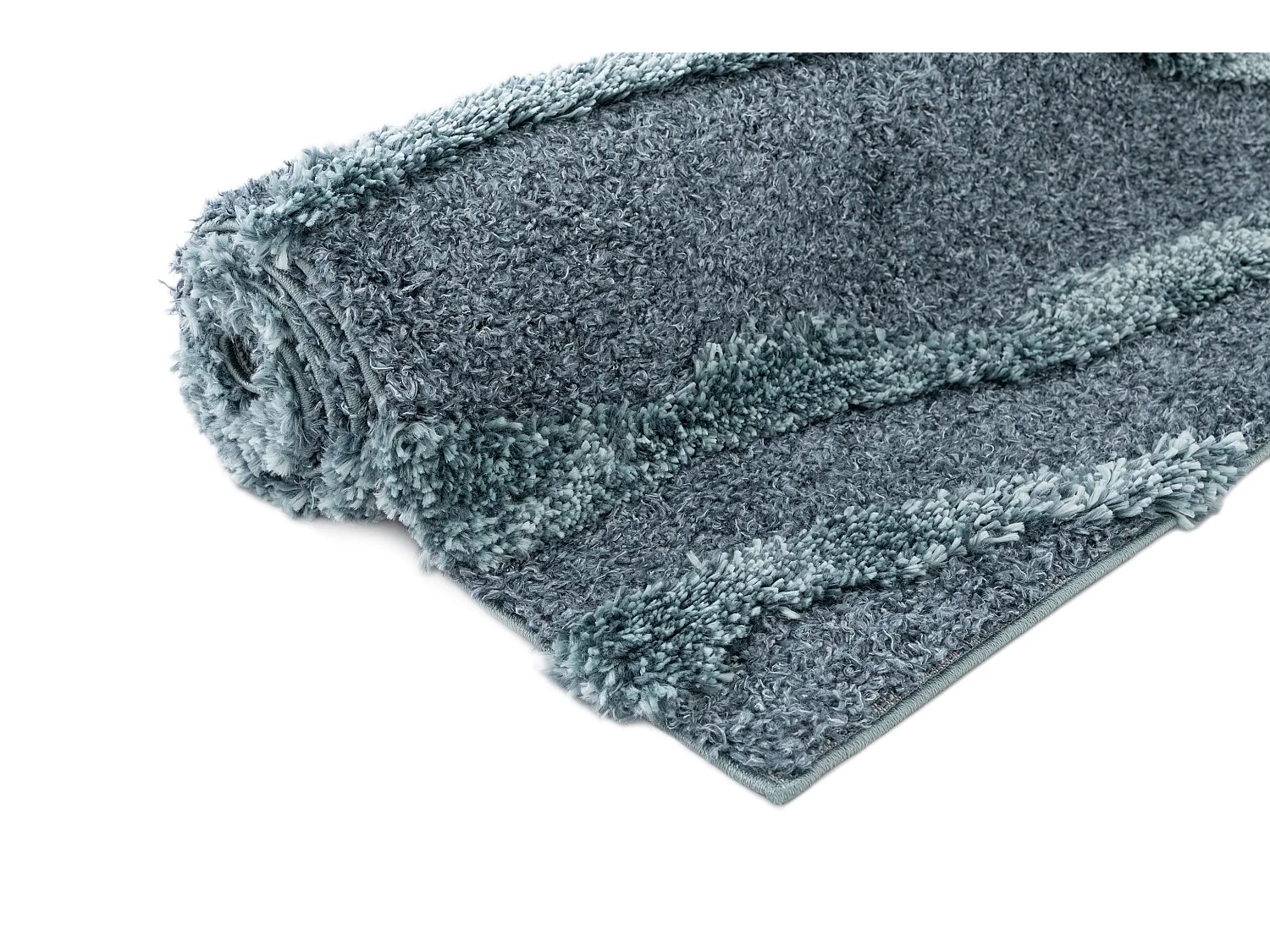 Hoogpolig tapijt 245x160 Blauw Thun Tribus