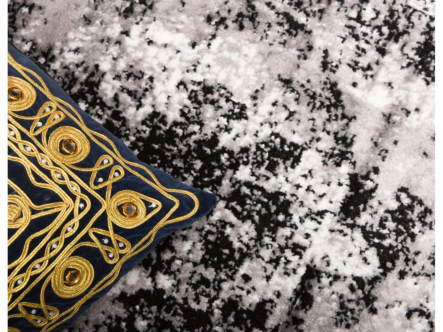 Tapijt 201x61 Zwart Monaco