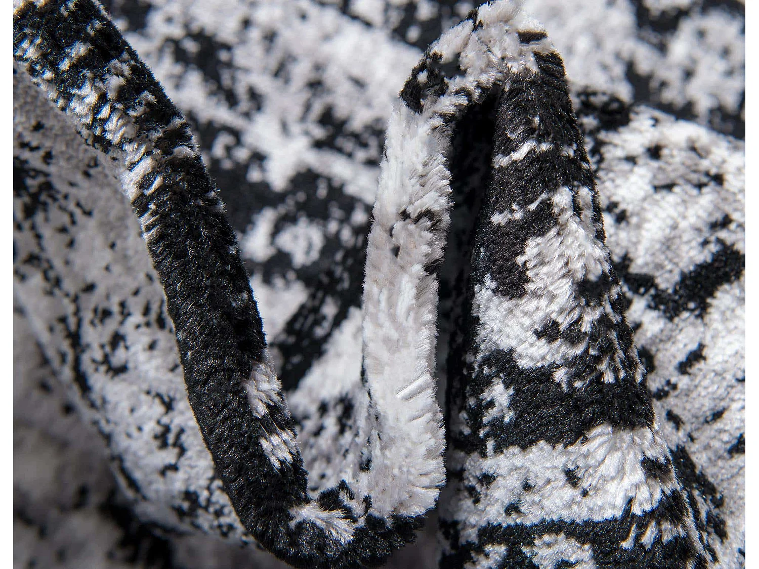 Tapijt 201x61 Zwart Monaco