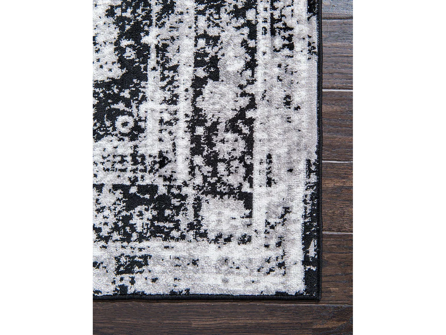 Tapijt 201x61 Zwart Monaco