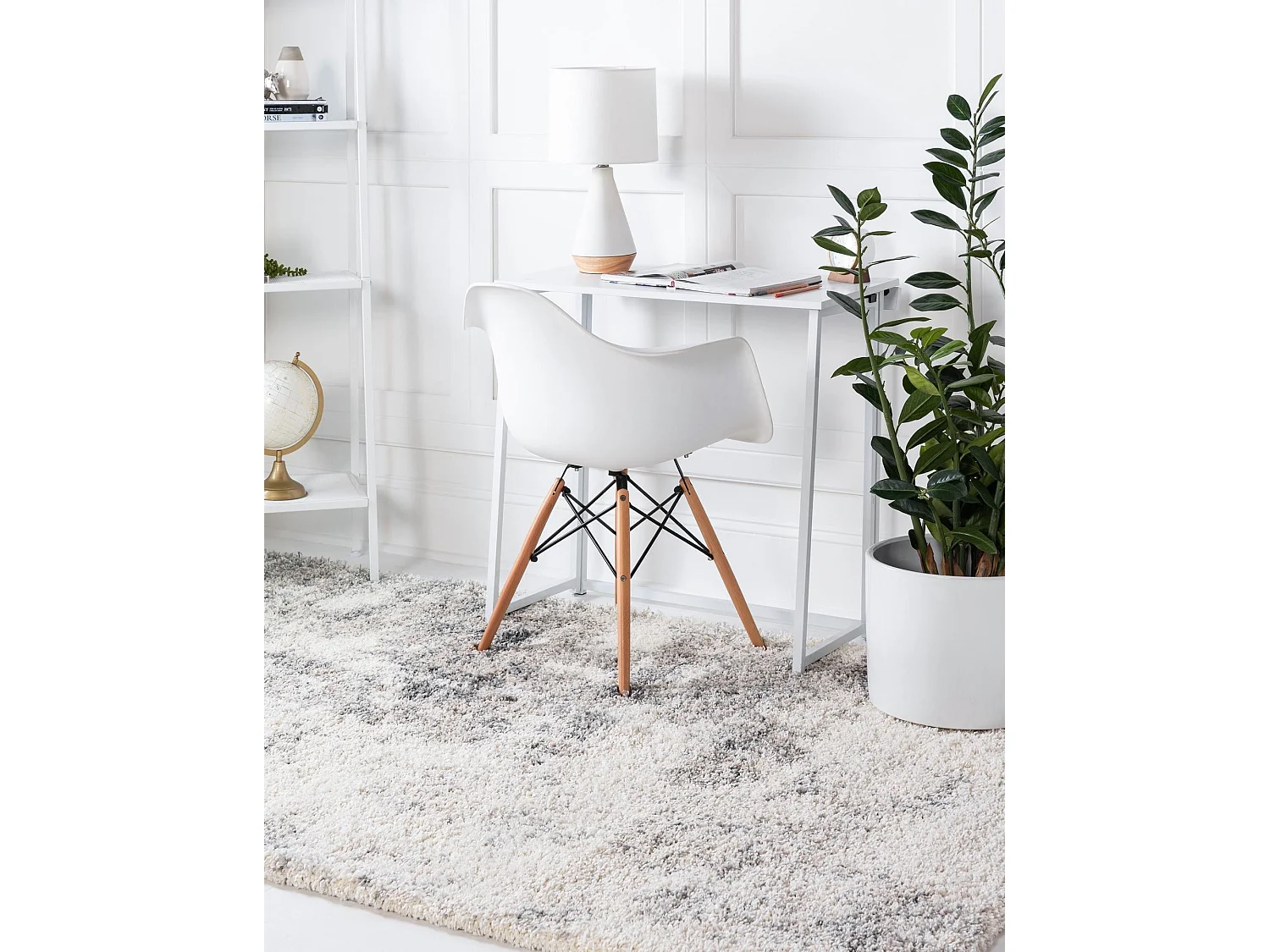 Tappeto shaggy  215x305 beige - grigio Lachen Haze