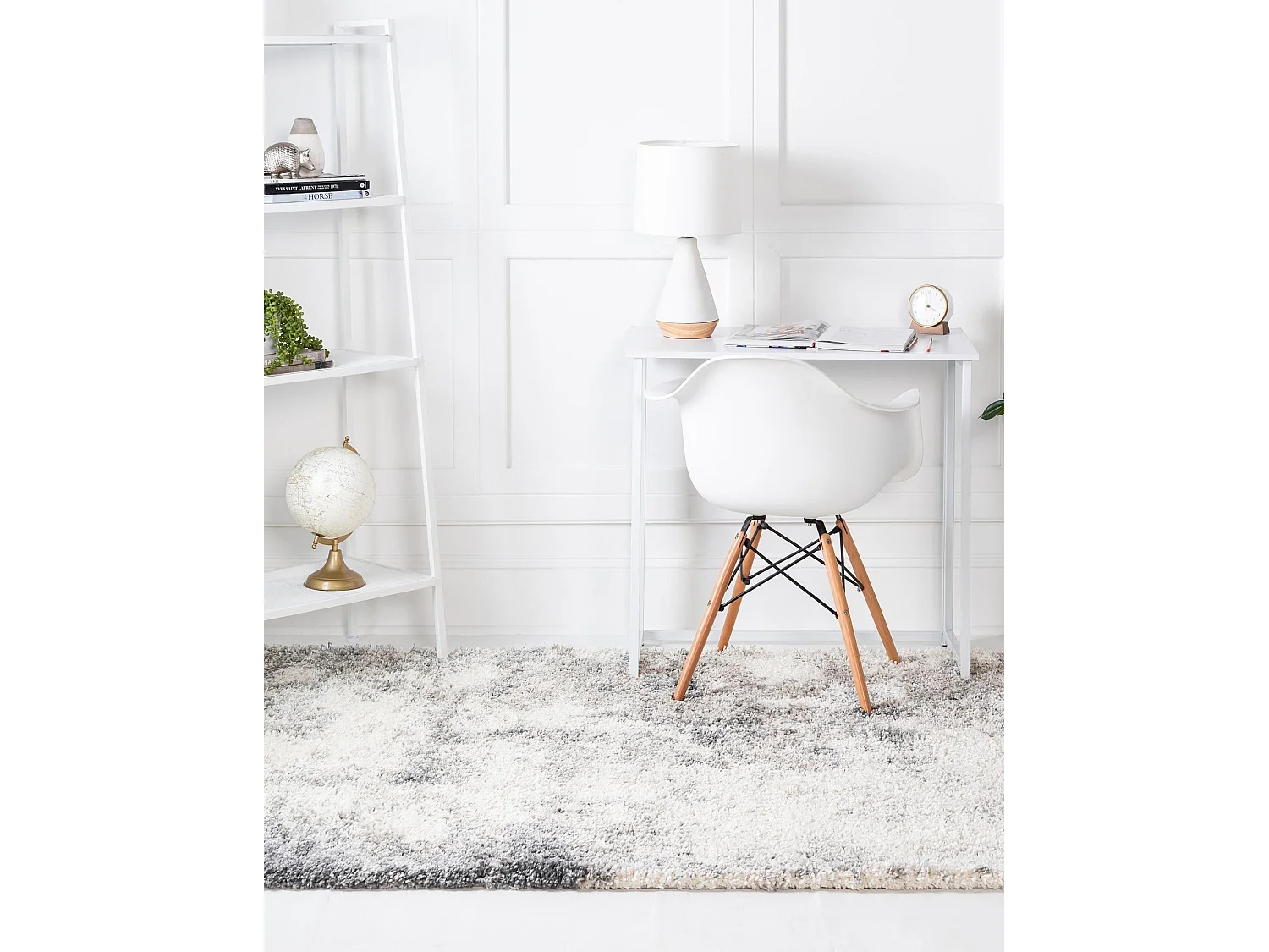 Tappeto shaggy  215x305 beige - grigio Lachen Haze