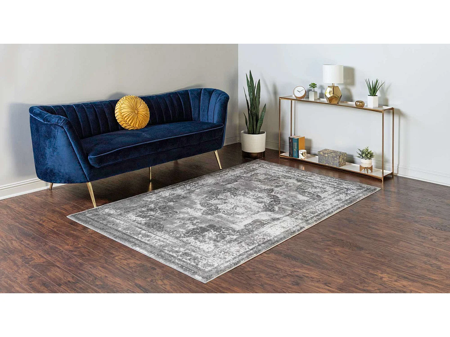 Tapis 152x244 gris Monaco