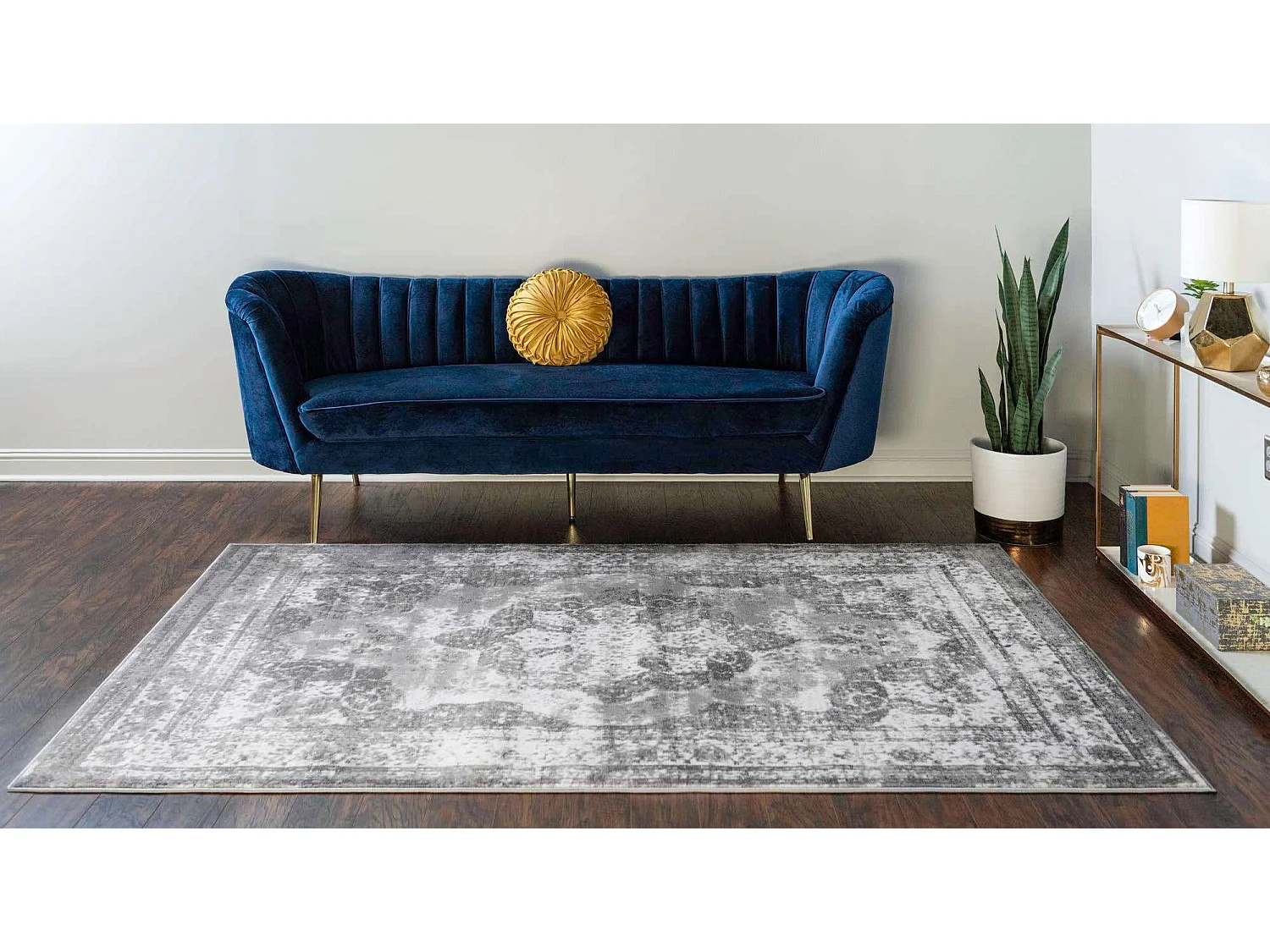 Tapis 152x244 gris Monaco