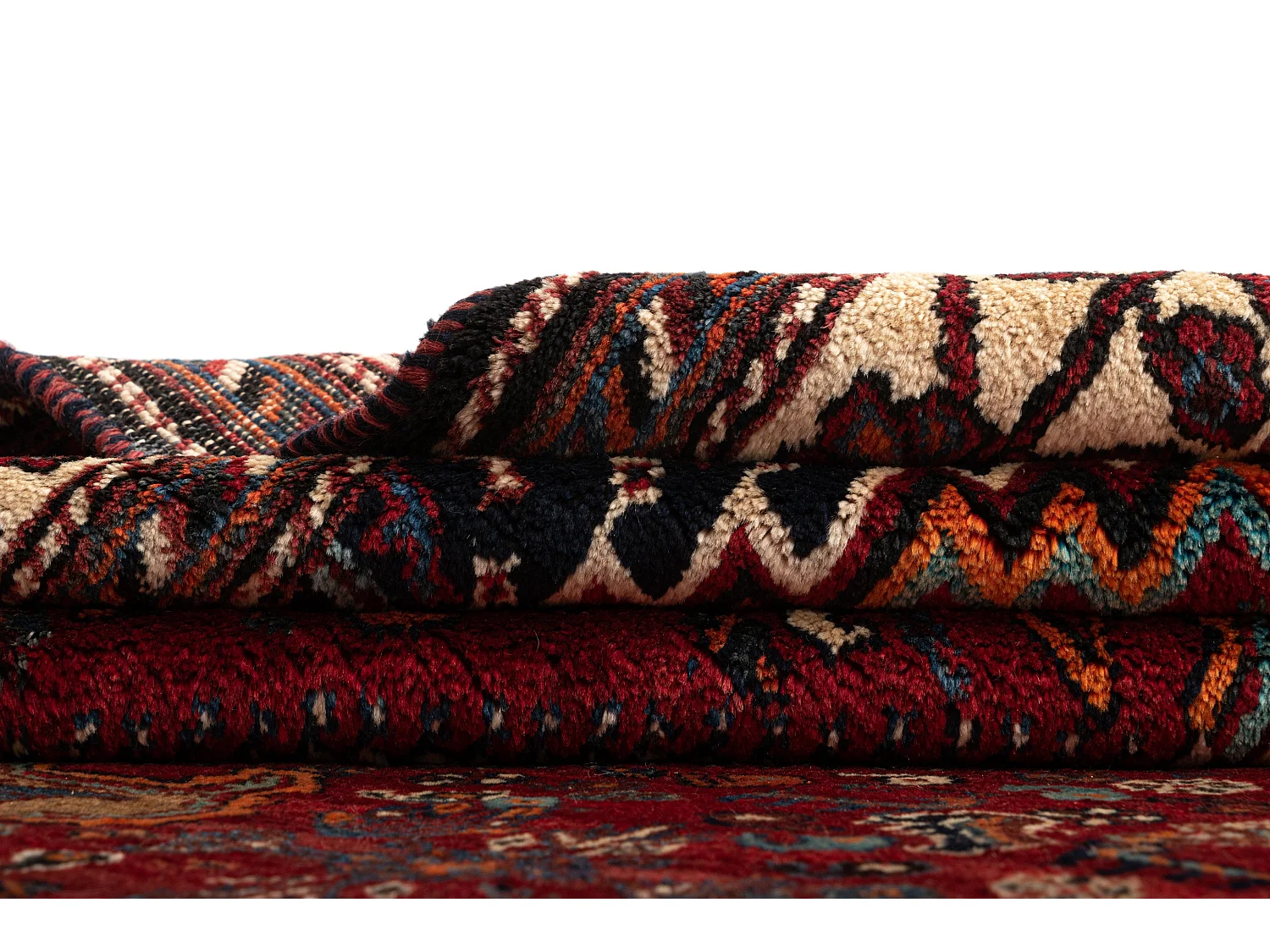 Tapis de laine 156x260 rouge Ghashghai