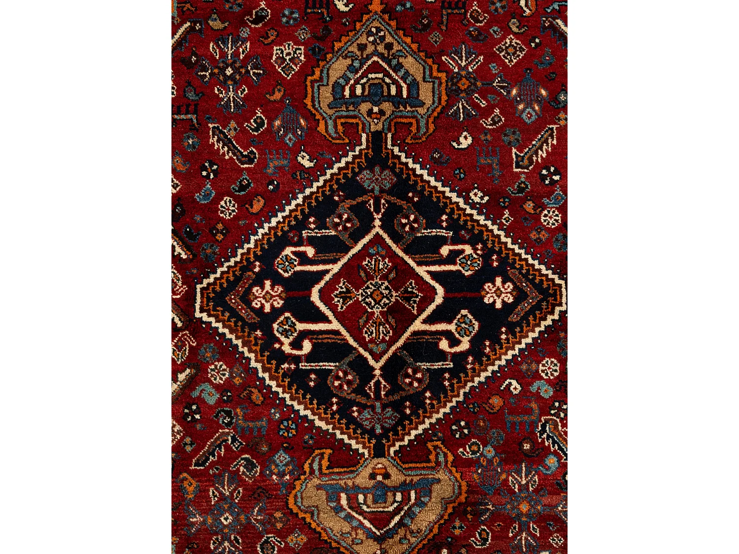 Tapis de laine 156x260 rouge Ghashghai