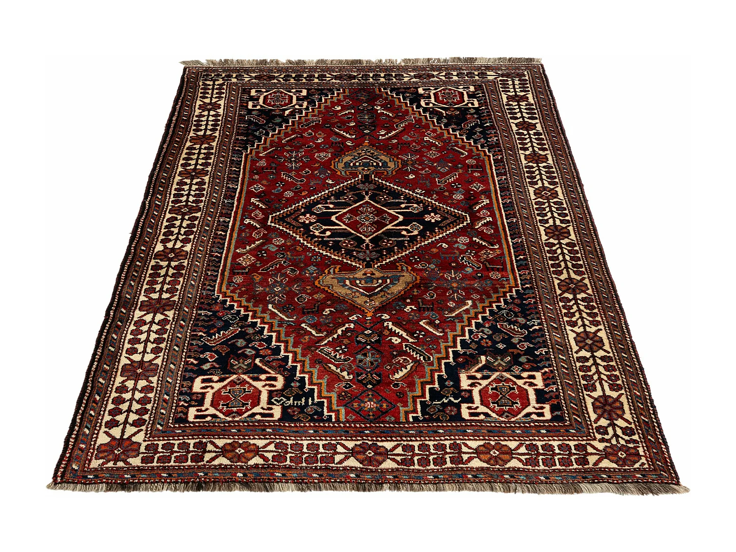Tapis de laine 156x260 rouge Ghashghai
