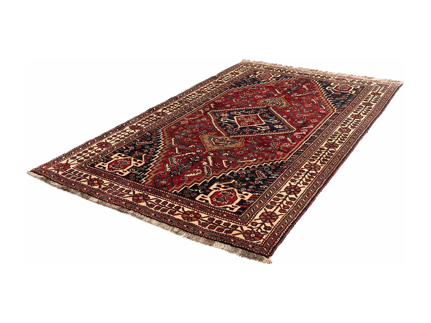 Tapis de laine 156x260 rouge Ghashghai