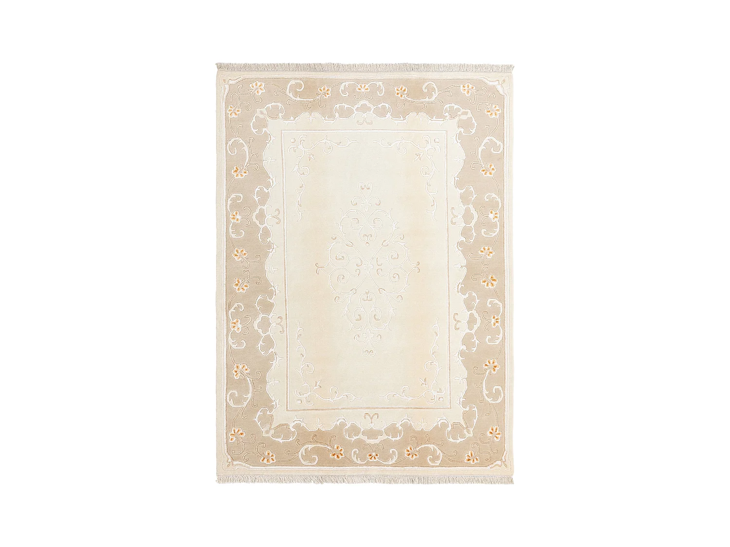 Tapis de laine 175x244 beige Darya