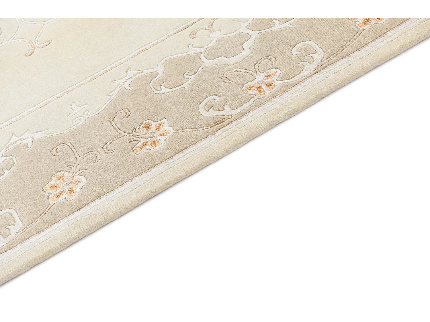 Tapis de laine 175x244 beige Darya