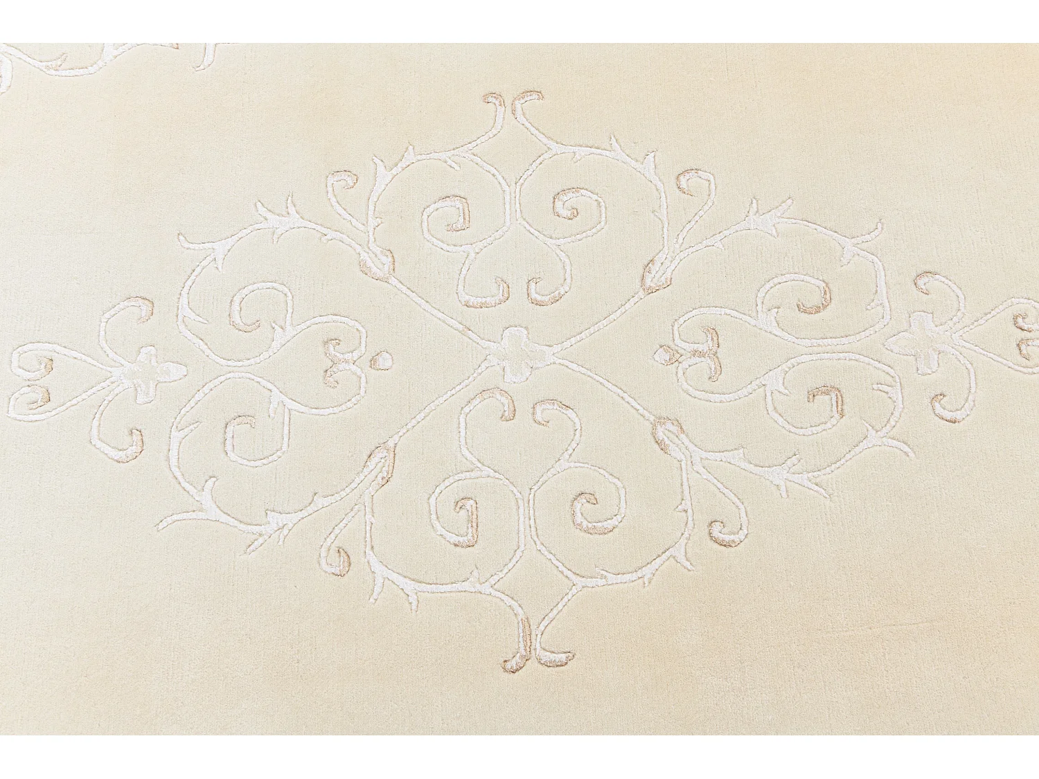 Tapis de laine 175x244 beige Darya