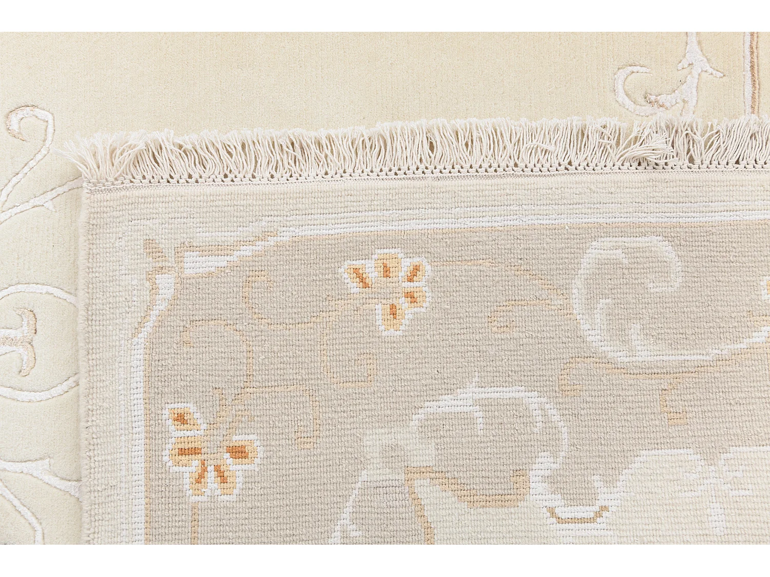 Tapis de laine 175x244 beige Darya