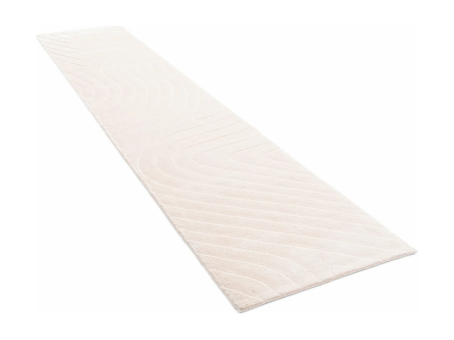 Tappeto per corridoio in lana 79x391 rosa Darya