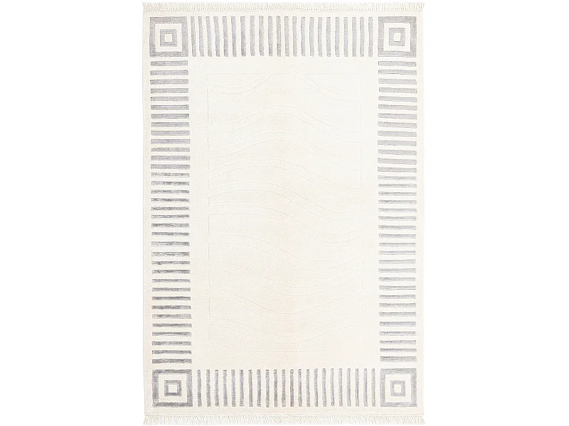 Wollteppich 122x180 Beige Darya