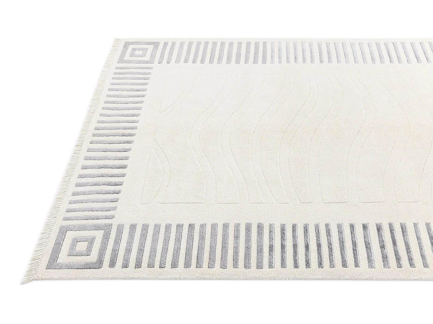 Wollteppich 122x180 Beige Darya