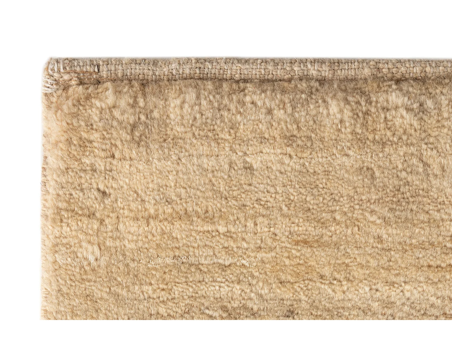 Wollteppich 45x50 Beige Gabbeh