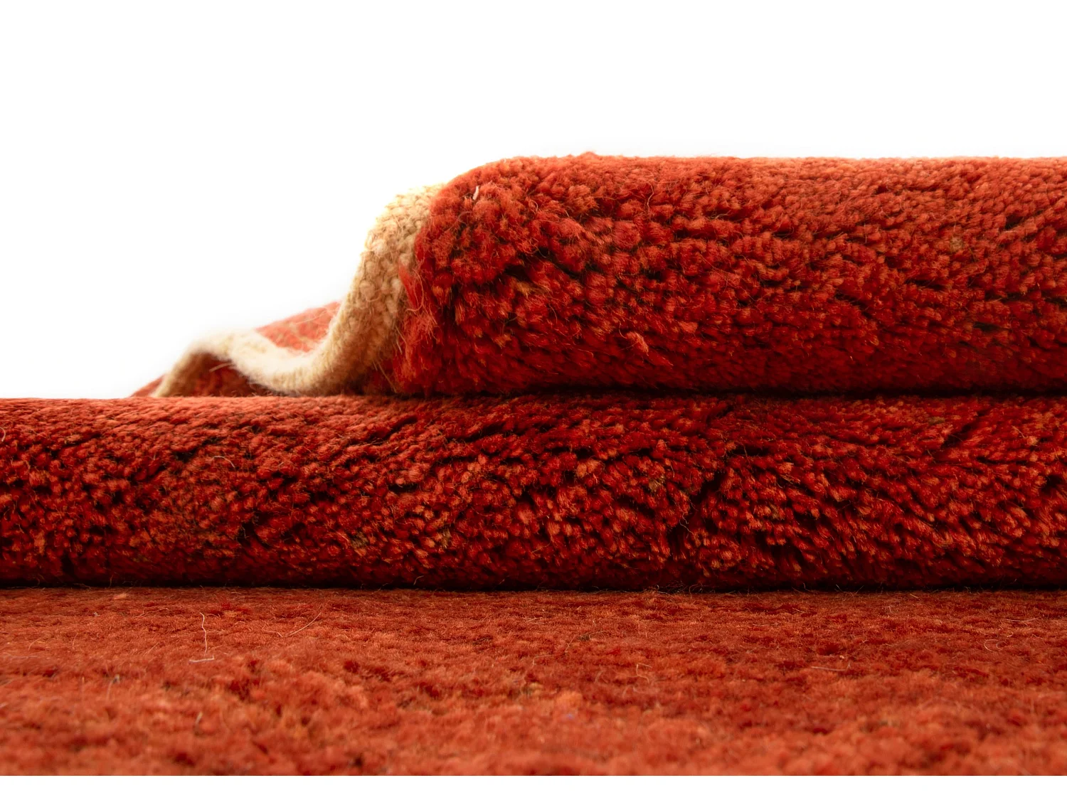 Tapis de laine 114x177 rouge Gabbeh