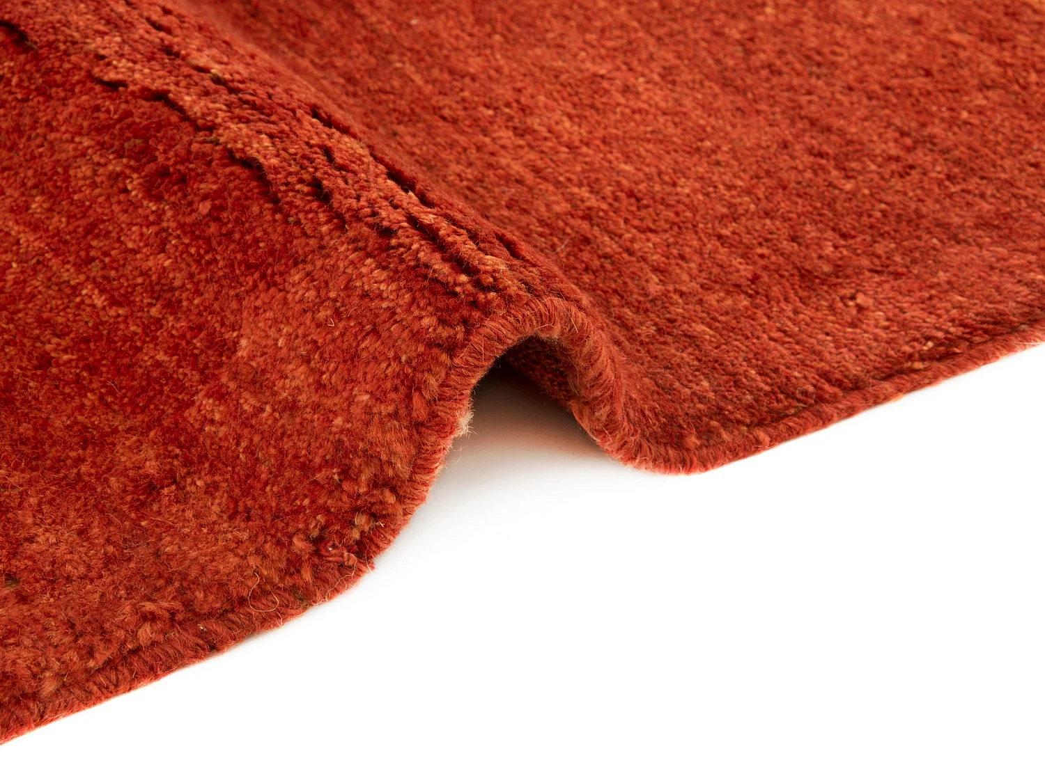 Tapis de laine 114x177 rouge Gabbeh