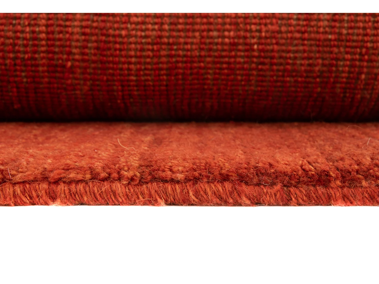 Tapis de laine 114x177 rouge Gabbeh