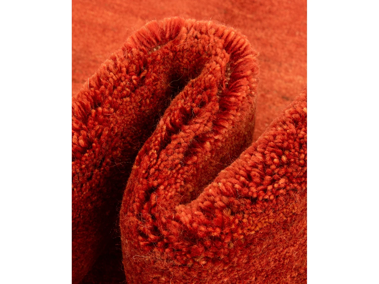 Tapis de laine 114x177 rouge Gabbeh