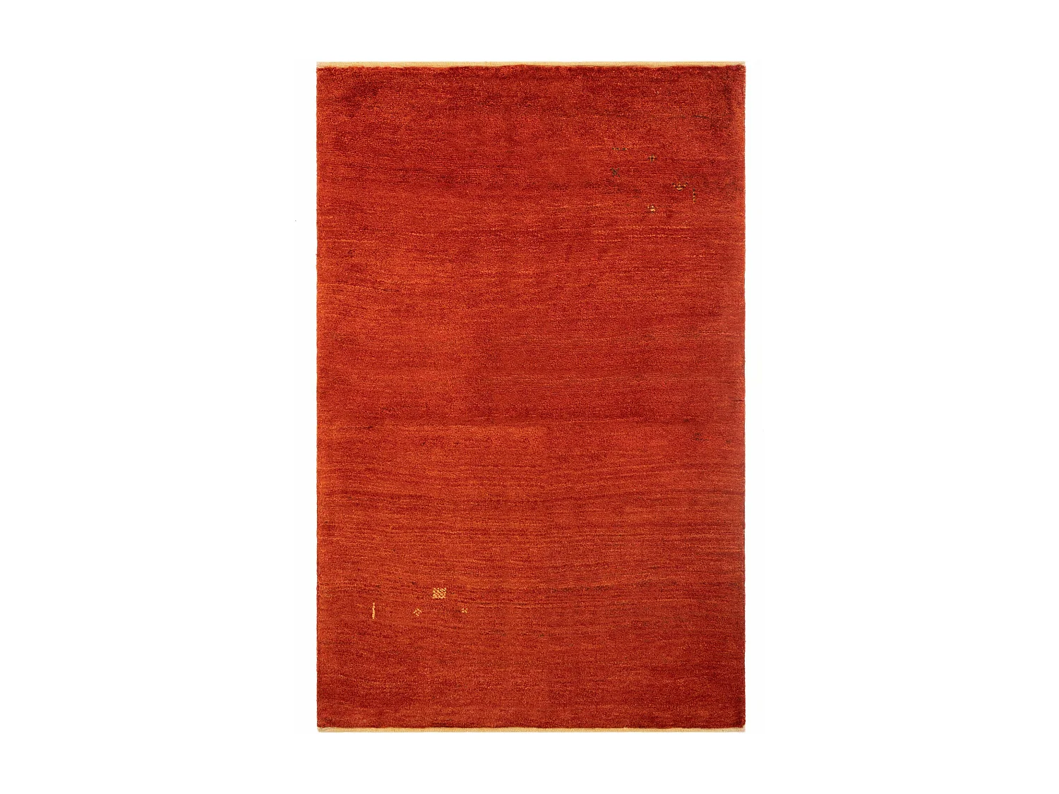 Tapis de laine 114x177 rouge Gabbeh