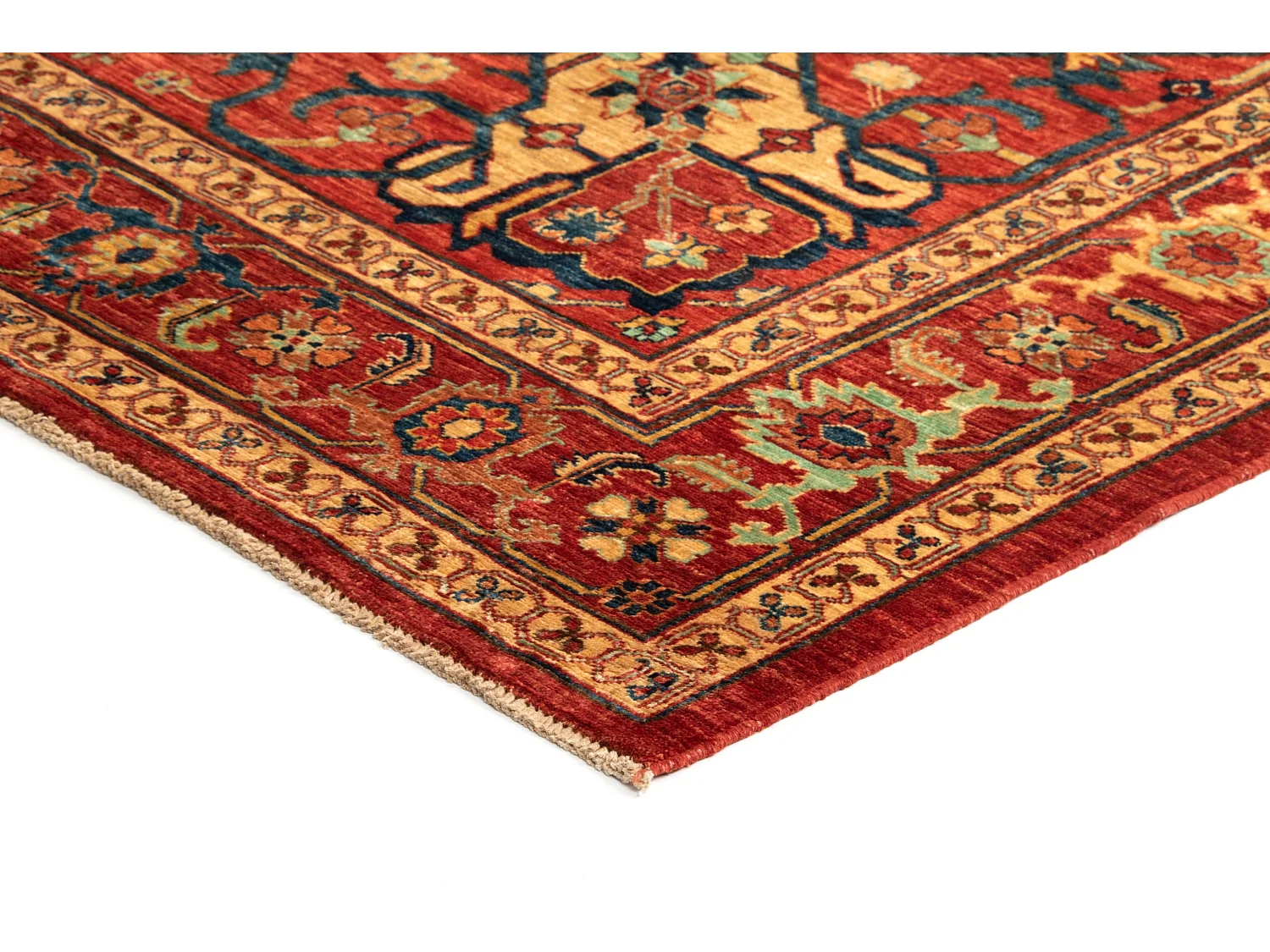 Tapis de laine 200x274 rouge Ziegler