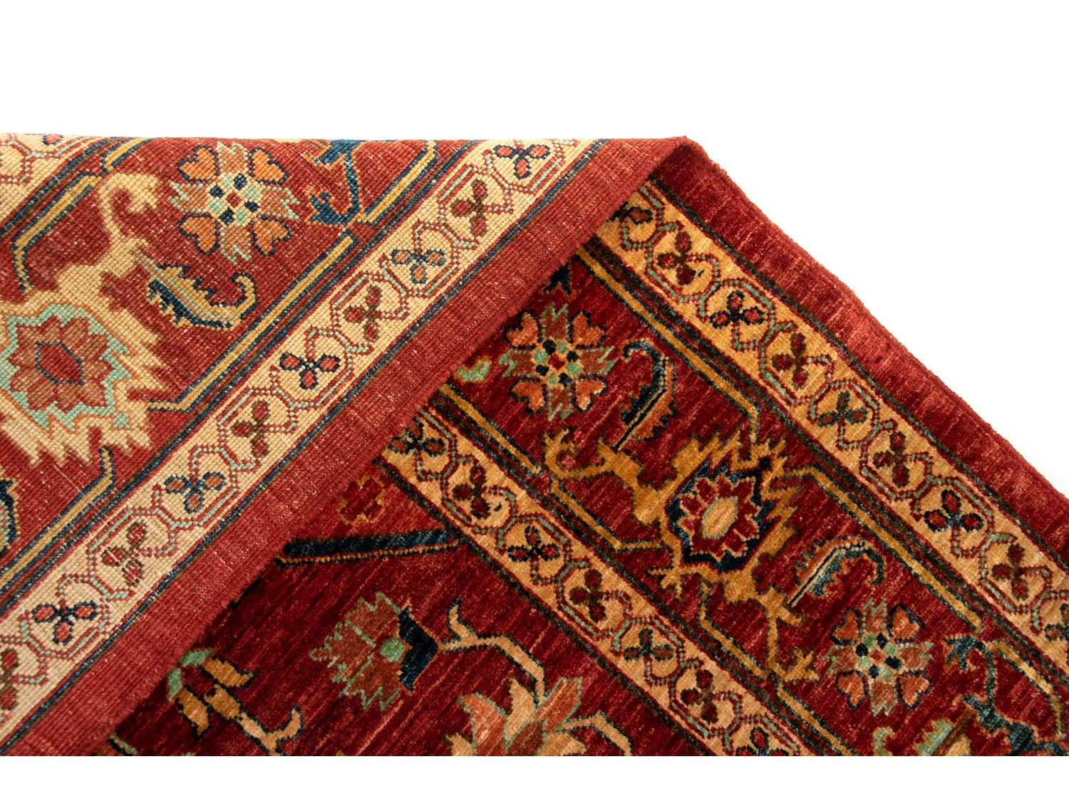 Tapis de laine 200x274 rouge Ziegler