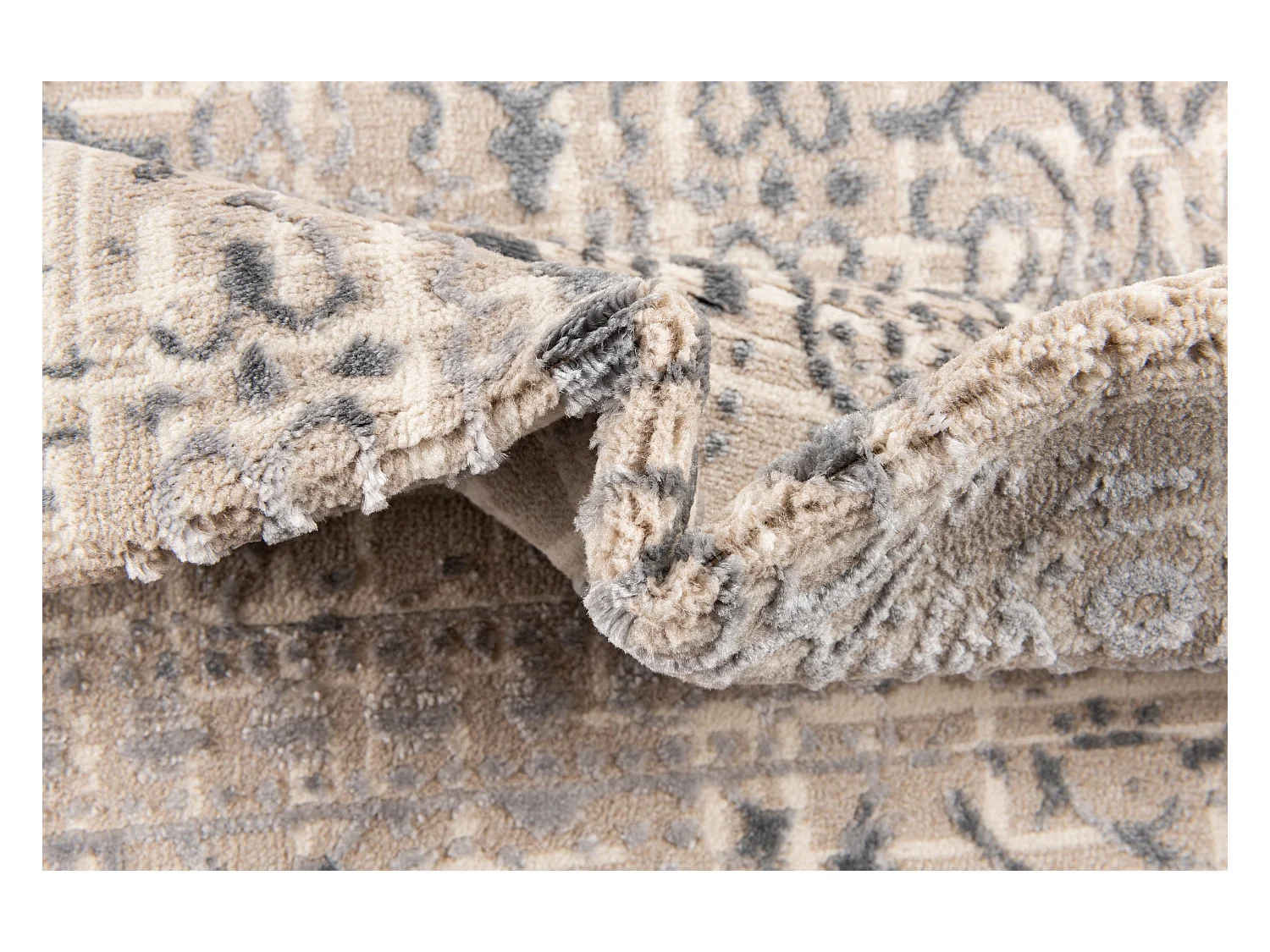 Teppich 185x185 Cremeweiß Bern Shimmer