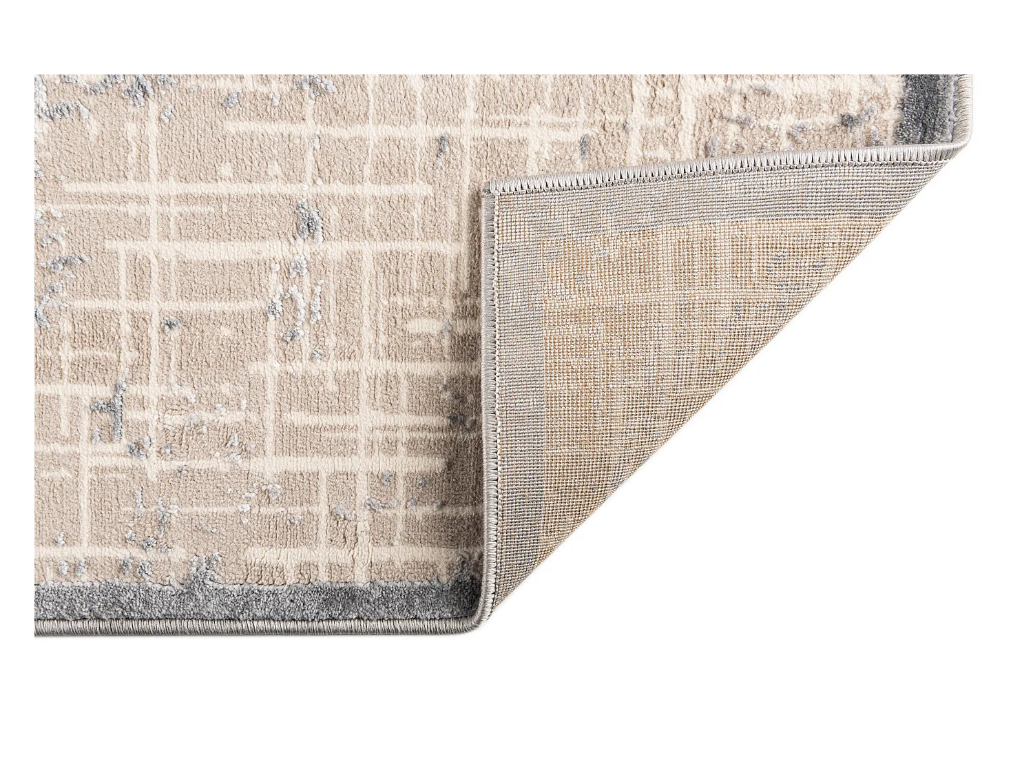 Tappeto 185x185 bianco crema Bern Shimmer