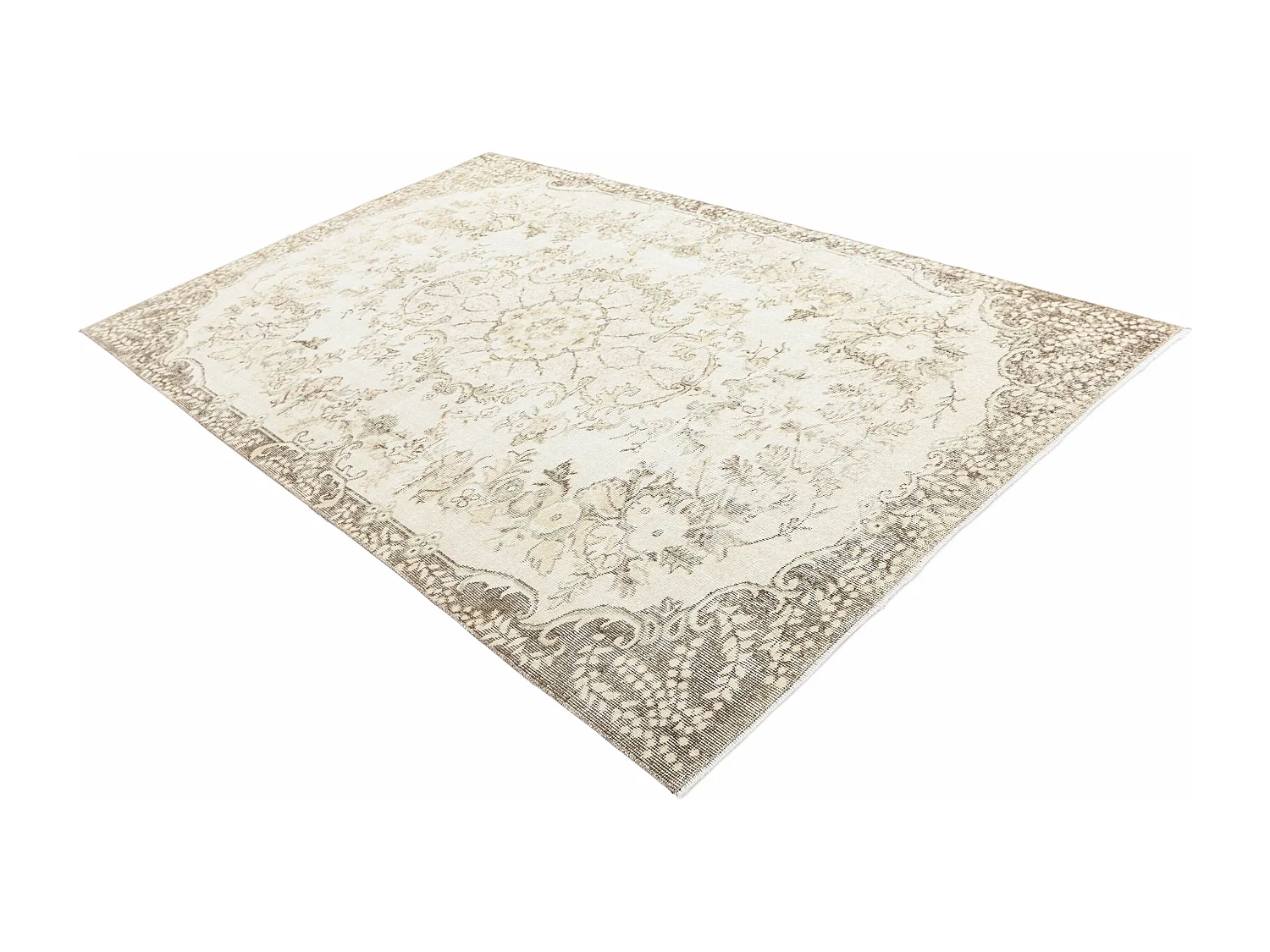 Wollteppich 168x267 Beige Ultra Vintage