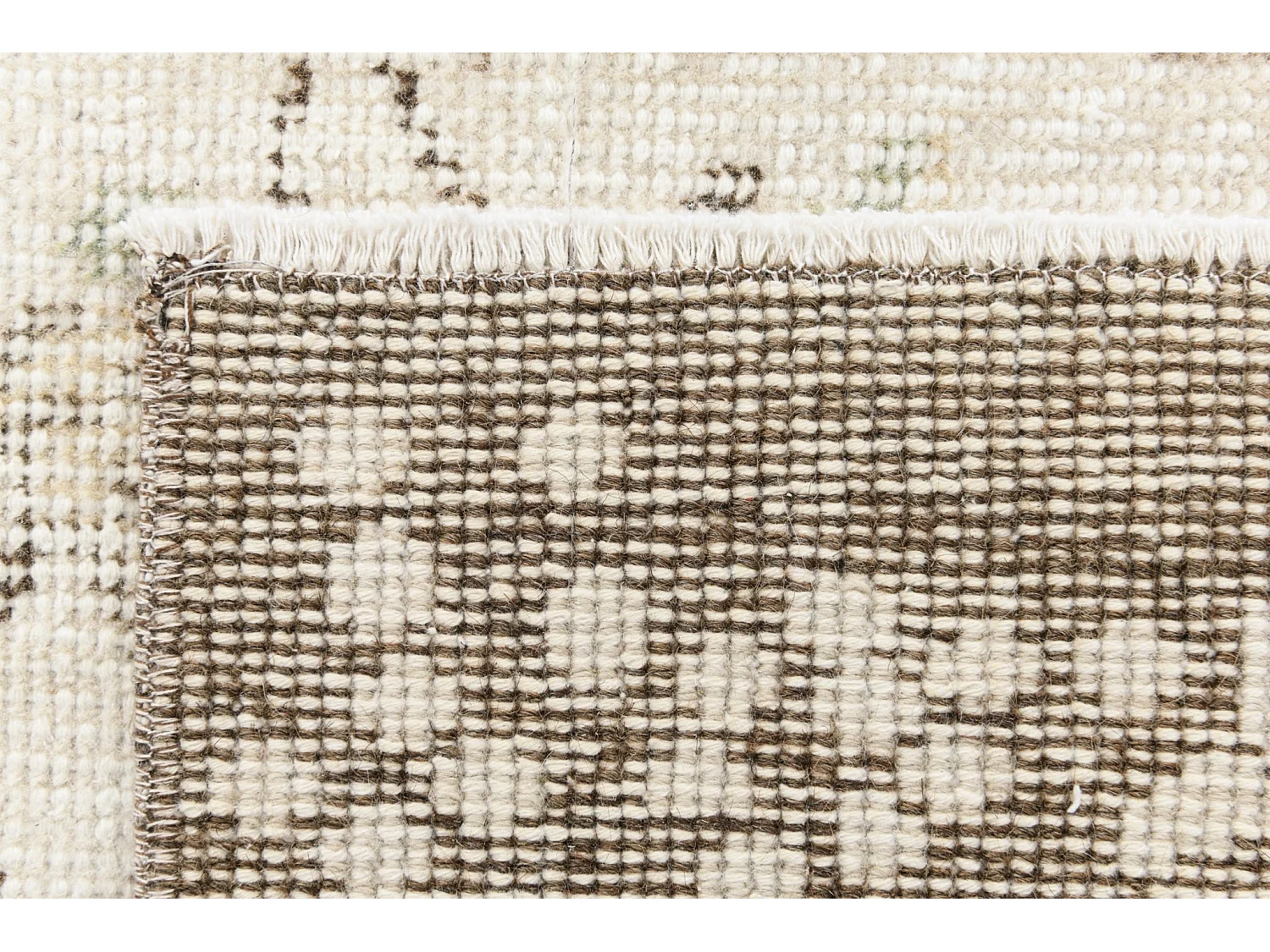 Tapis de laine 168x267 beige Ultra Vintage